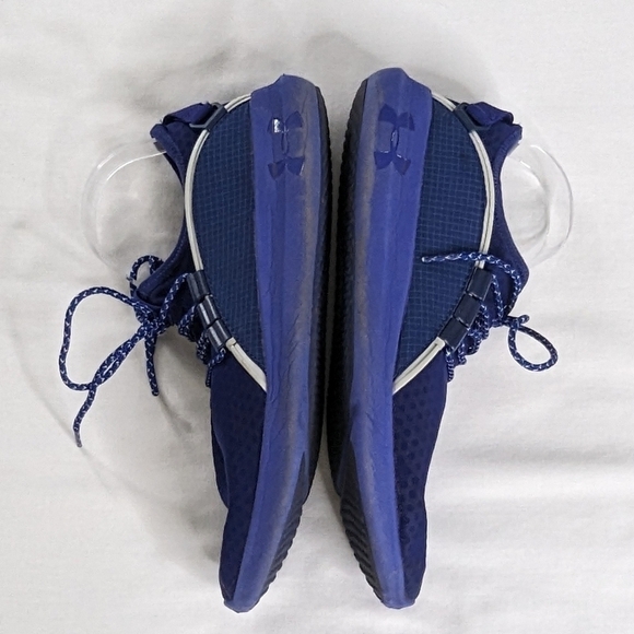 Under Armour Blue White Railfit Athletic Running Workout Shoes - Picture 3 of 7